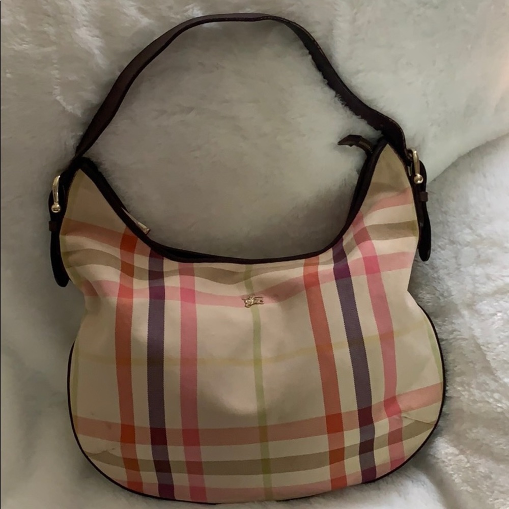 Burberry Canvas Hobo 100% Authentic